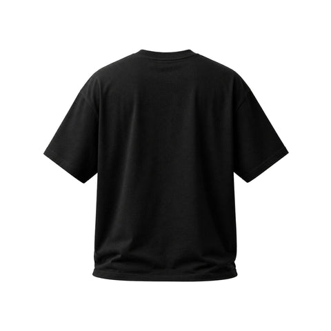 Money Graphic Oversized T-Shirt – Black Urban Streetwear Tee